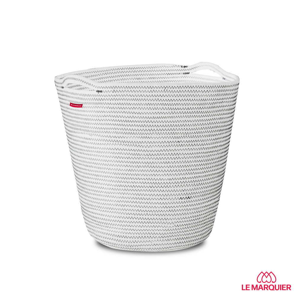 Panier à bûches déco Navy