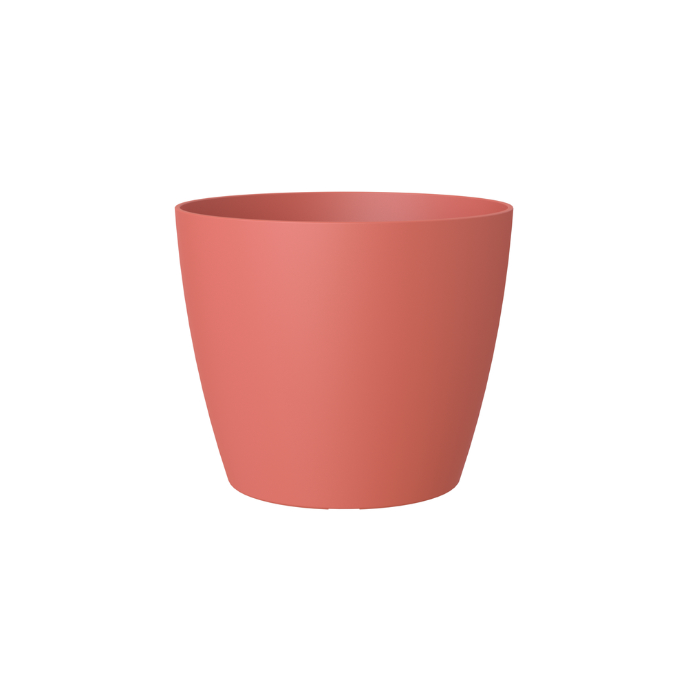Cache-pot d'intérieur San Remo en plastique rose corail Ø6cm