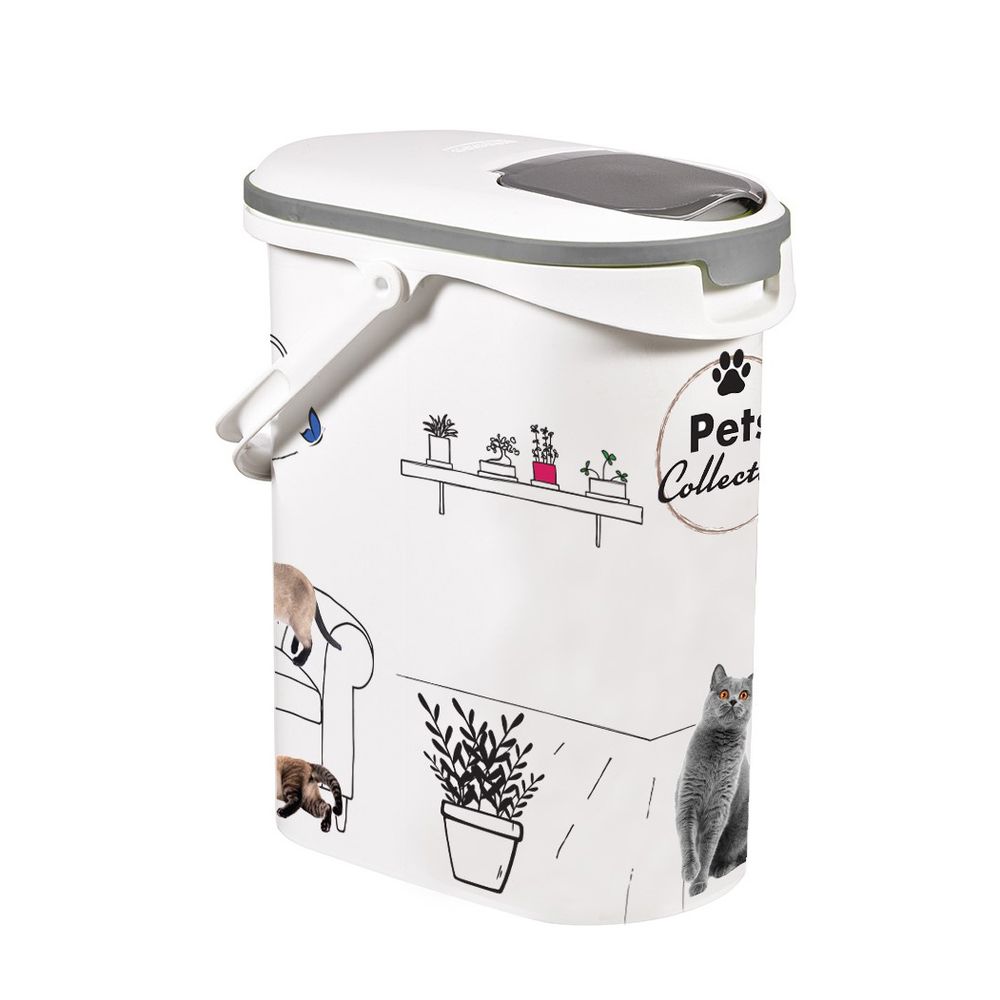 Conteneur Hermétique Pour Croquettes - Boîte De Stockage étanche Pour Chien/chat - Design Renforcé