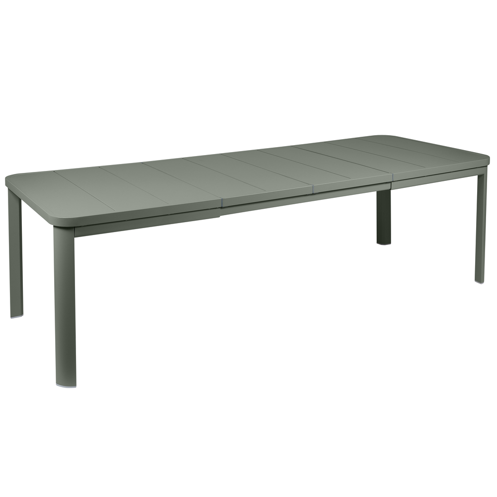 Table Oléron Allonges amovibles romarin 155x100x74cm