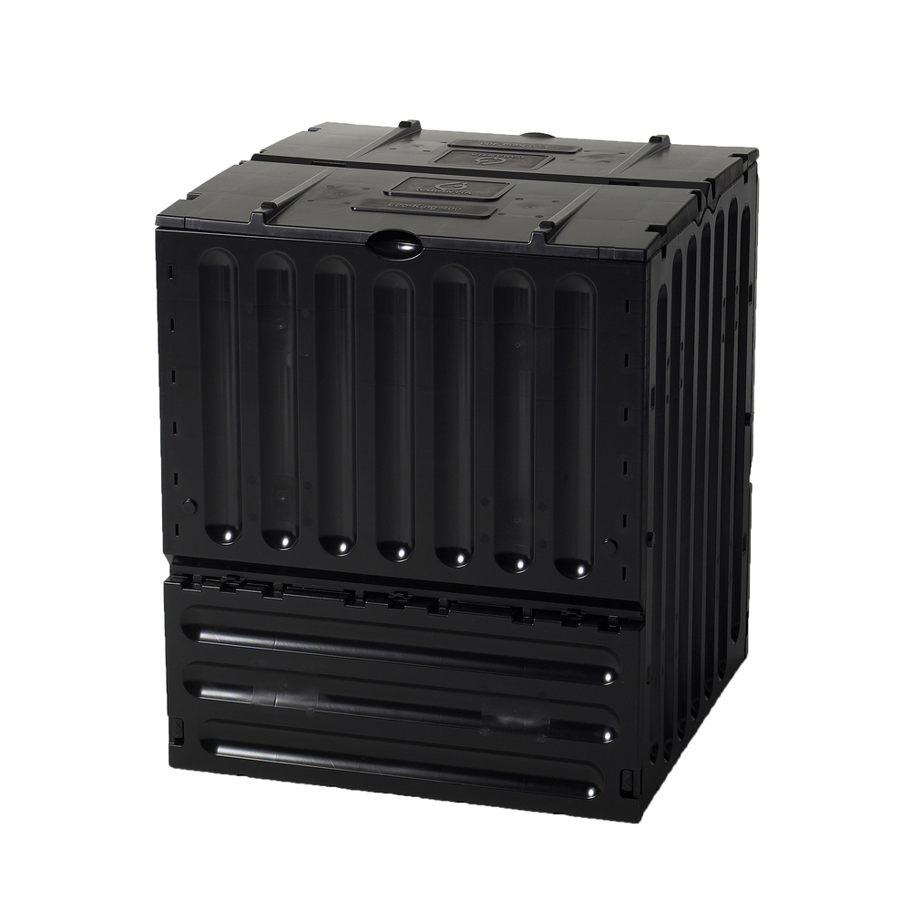 Composteur : noir, 600l, 80x80xh. 95cm