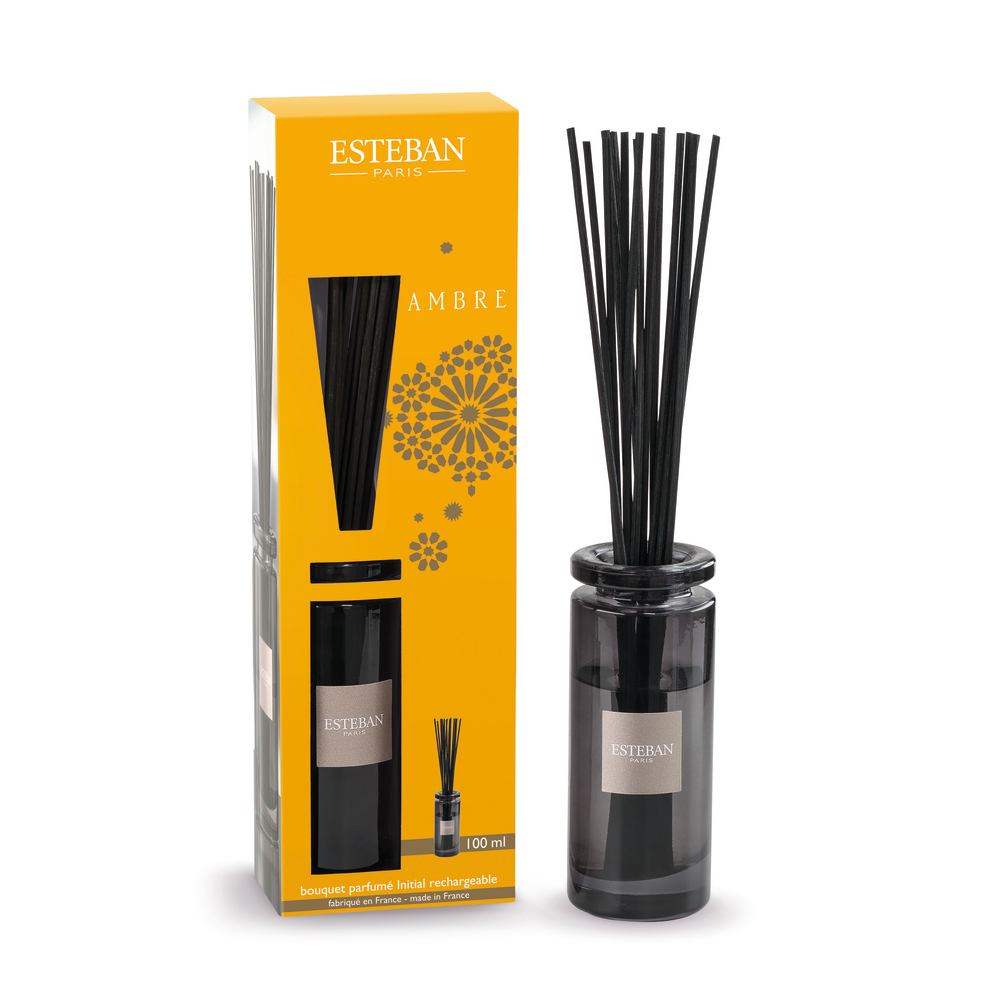 Bouquet parfumé et sa recharge Ambre - 100 ml