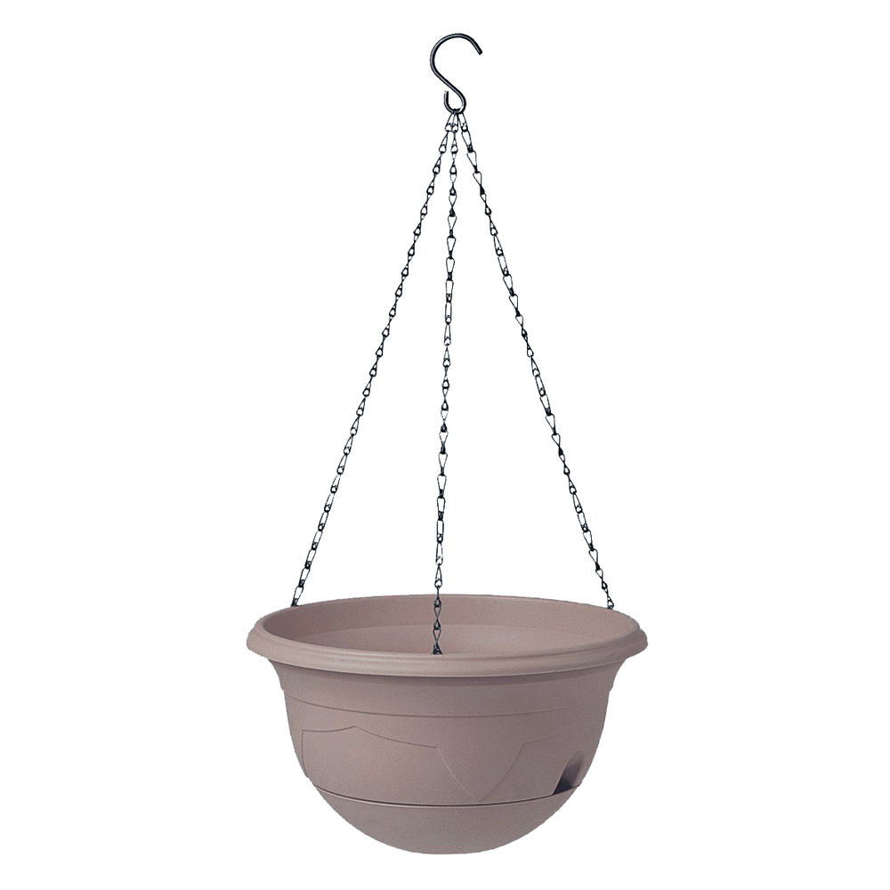 Suspension Pot Millésia Ø28cm à réserve d'eau - Taupe