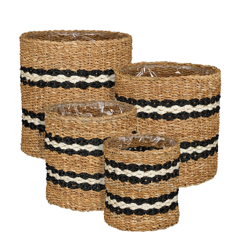 Panier Dave noir H28xD28cm