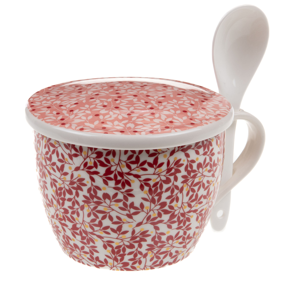 coffret bol a soupe alice rouge