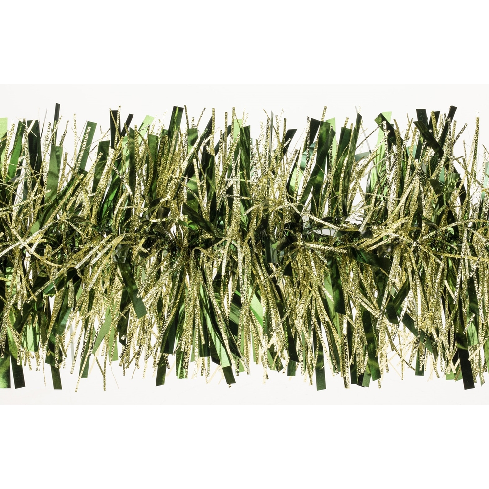 Guirlande de Noël : or, vert - 120mmx2m