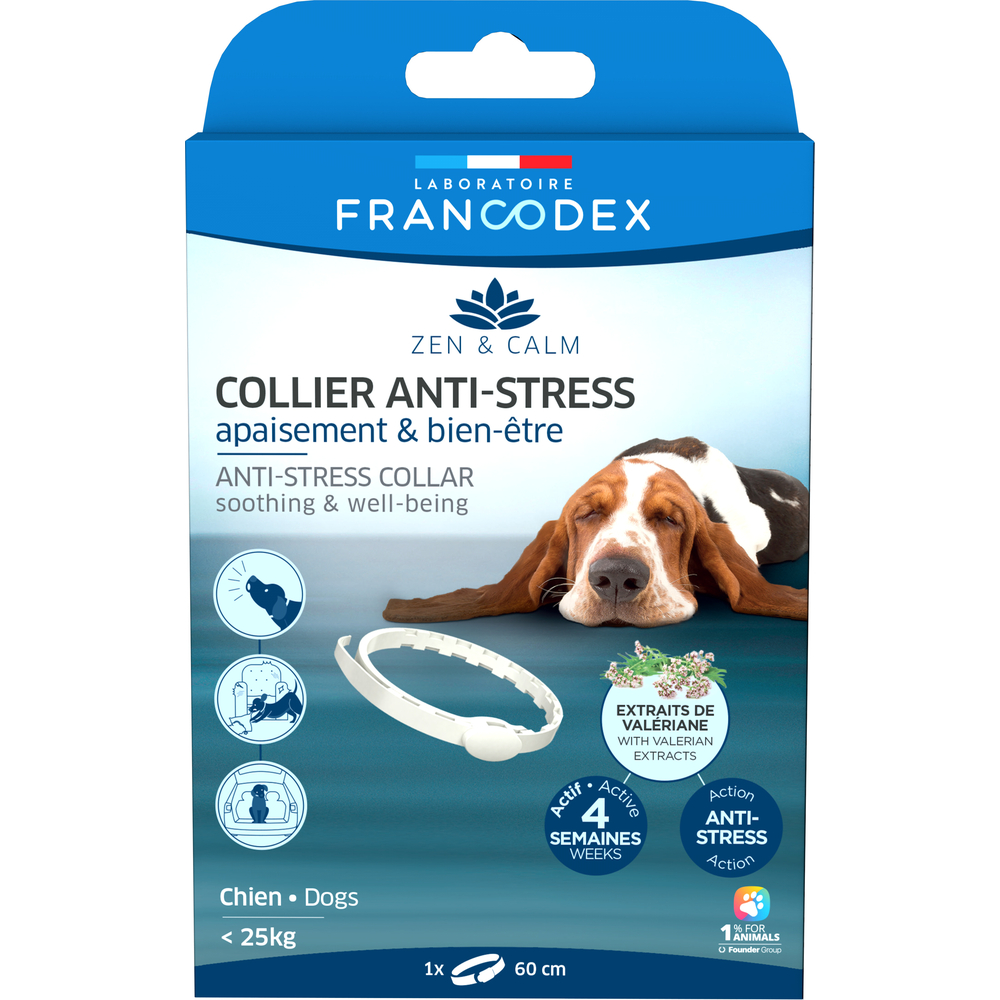 Collier anti-stress pour chien