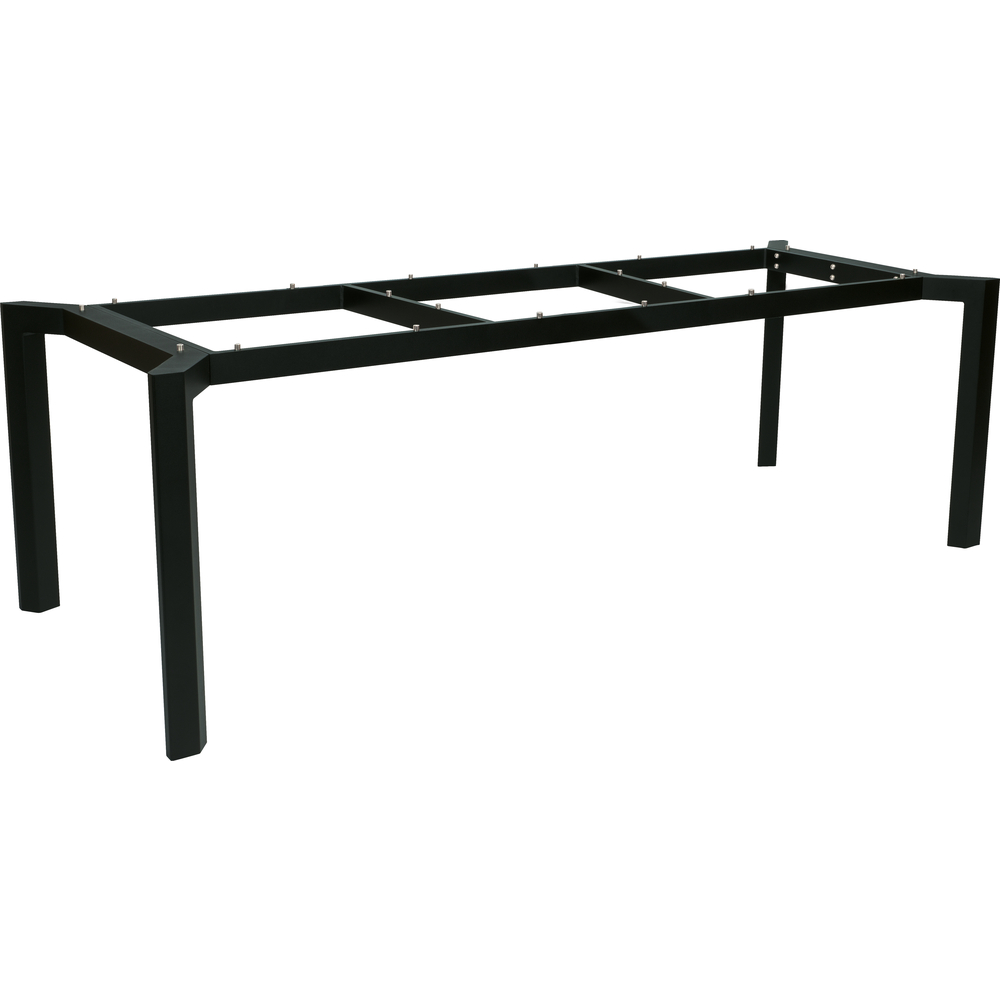 Pied de Table PENTA Aluminium Noir Mat 220x100 cm