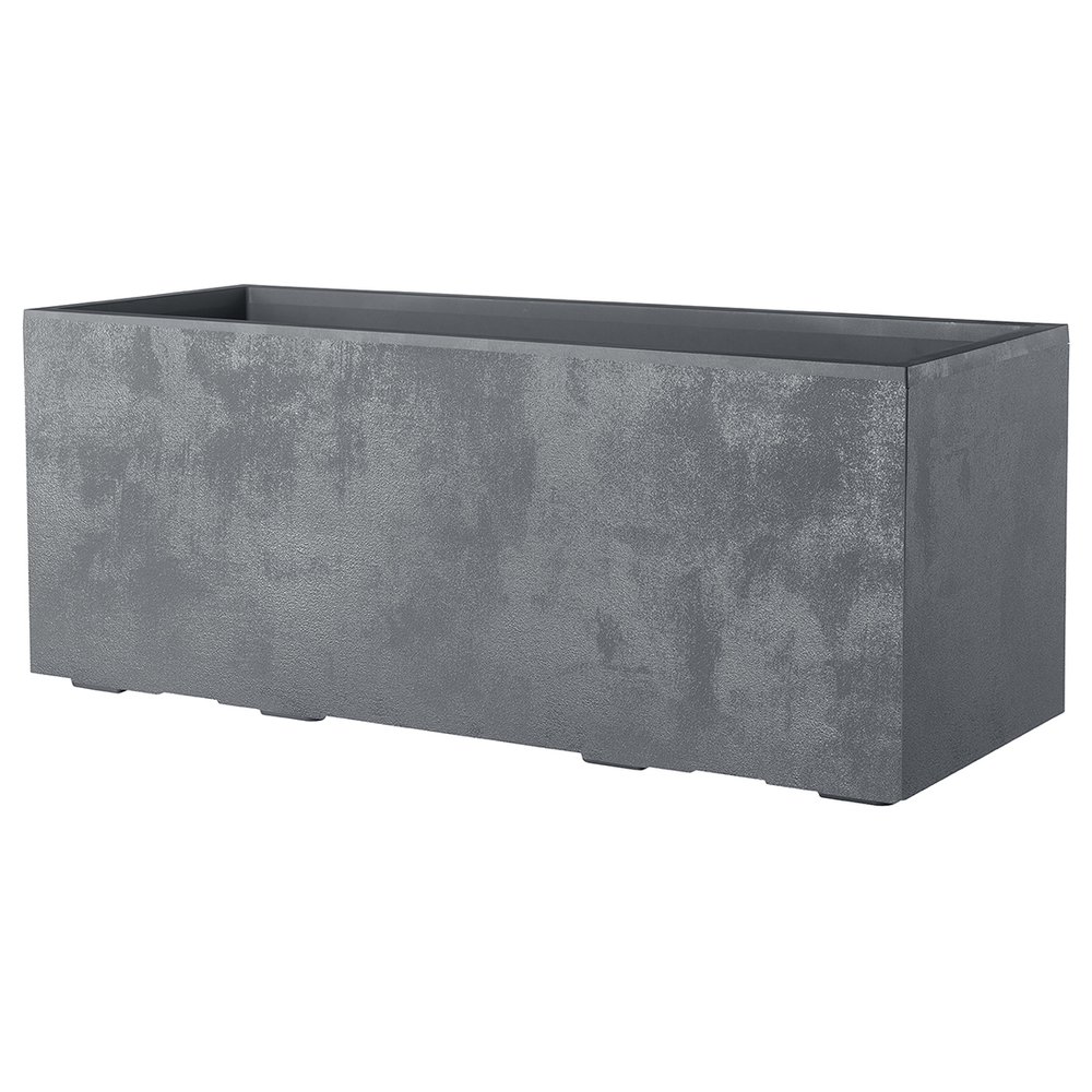 Bac Muret Millennium Ashgrey à réserve d'eau et roulettes - L99xH39cm