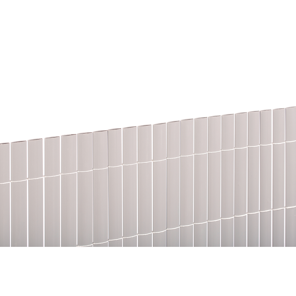 Canisse PVC Recycane, double face, coloris blanc - 1,5x3m