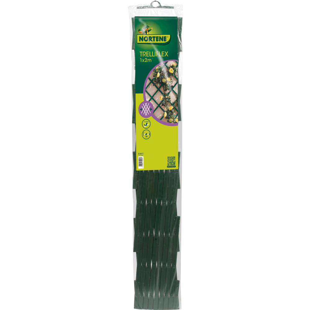 Treillis extensible Trelliflex, en PVC, coloris vert - 1x2m