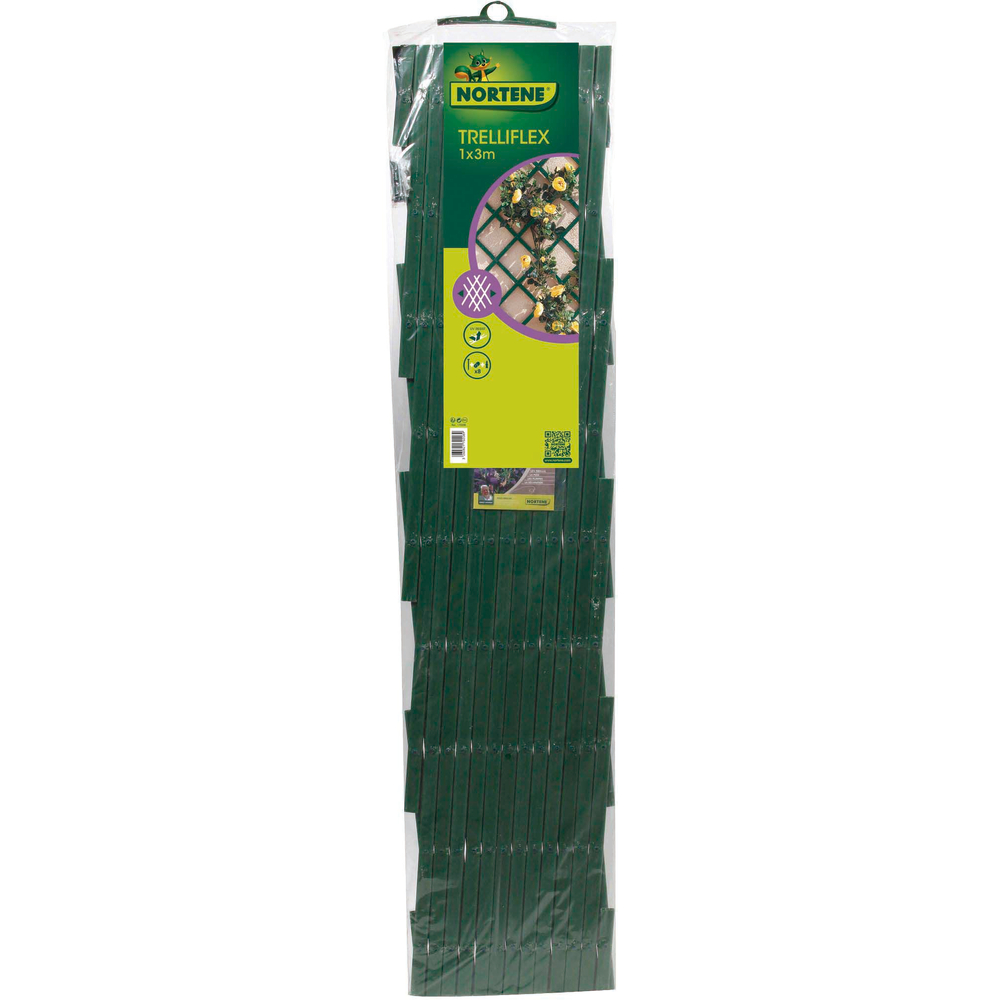 Treillis extensible Trelliflex, en PVC, coloris vert - 1x3m