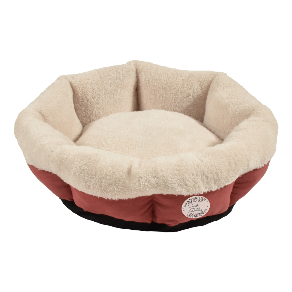 Couchage nid pour chat, collection Douce, coloris rose foncé - S