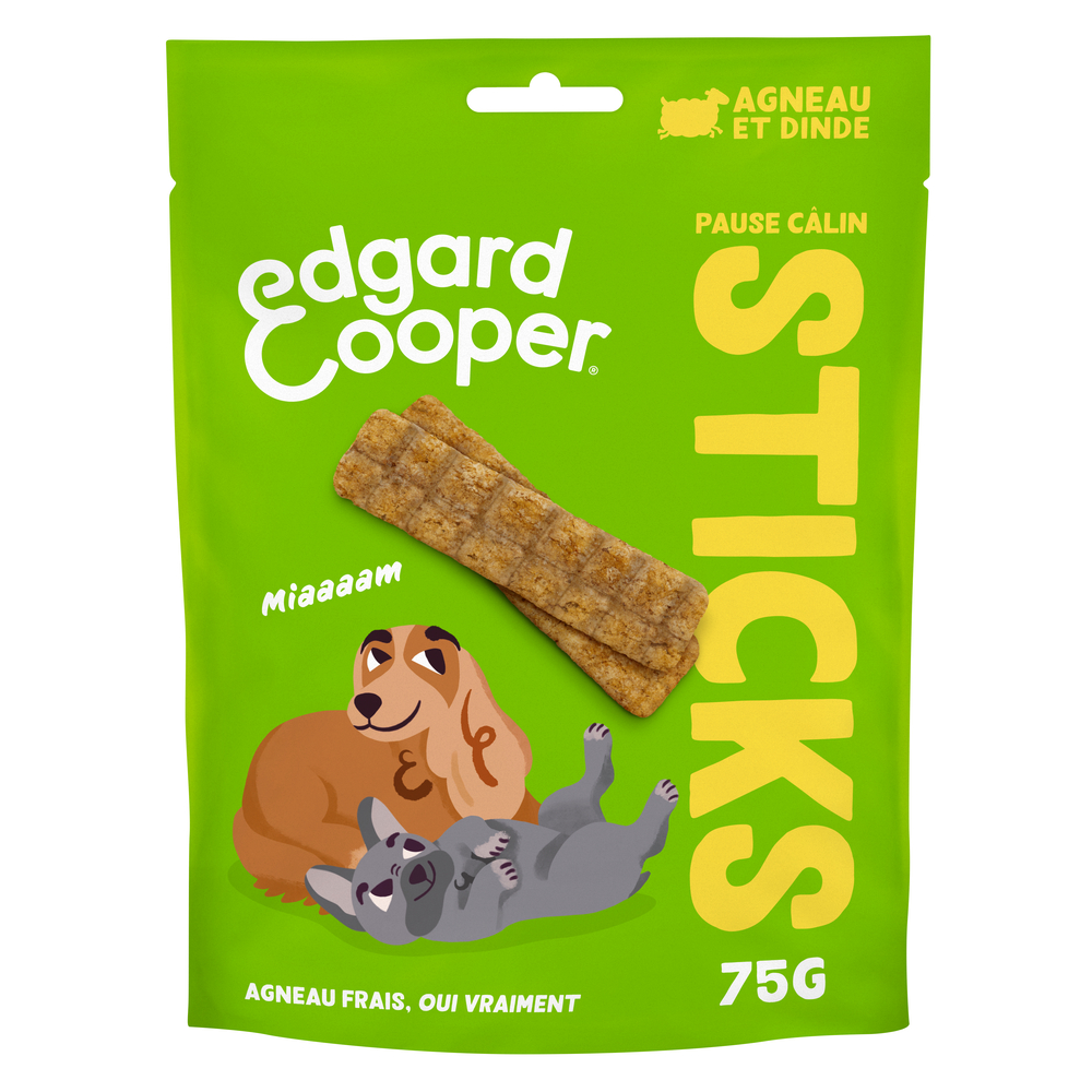 Sticks pour chien - Agneau et dinde sans céréales 75g