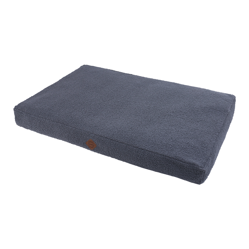 Matelas Teddy T110 déhoussable gris pour chien
