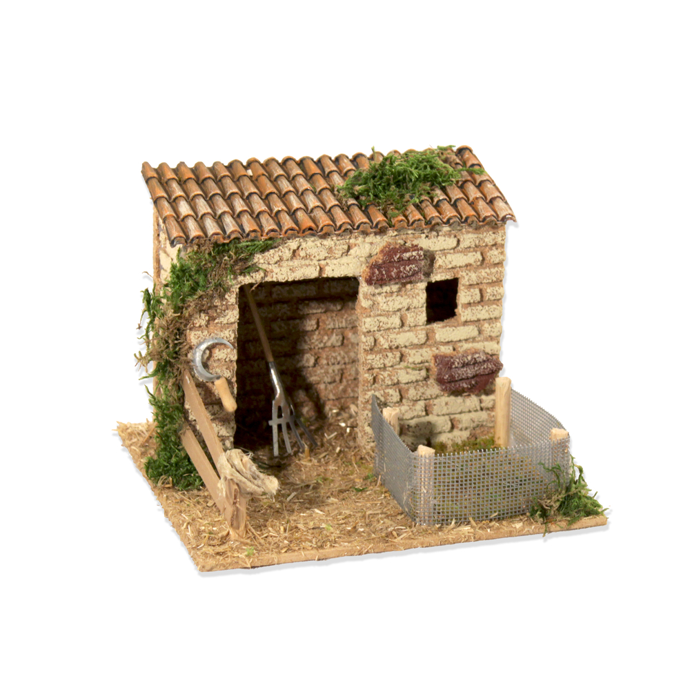 Grange avec enclos vide