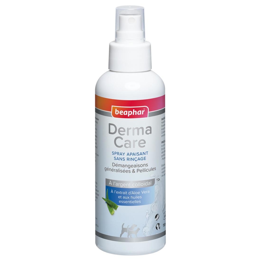Spray apaisant DermaCare sans rinçage pour chien et chat - 150 ml