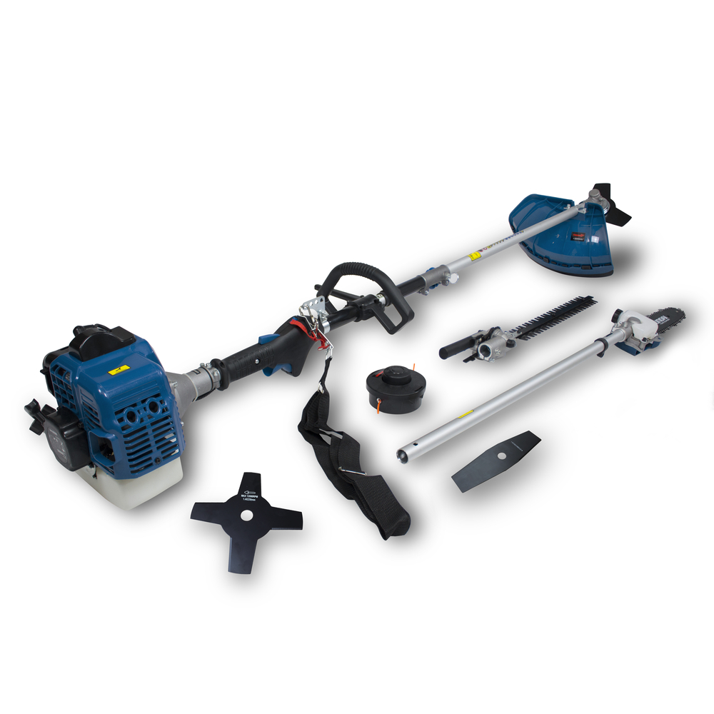 Multifonction motorisé thermique pour coupes végétales 33 CM3 6en1