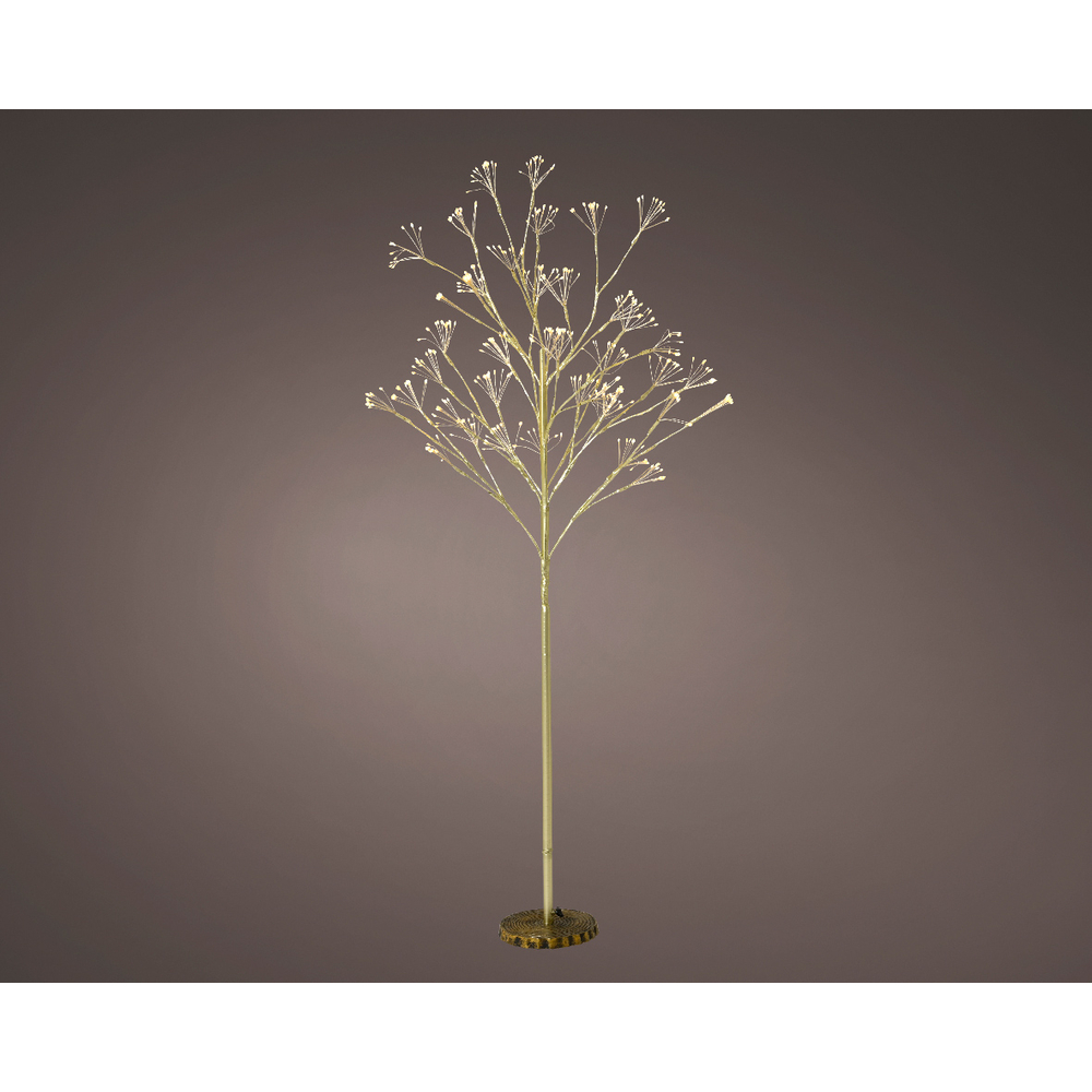 Arbre 300 micro led or blanc h150cm
