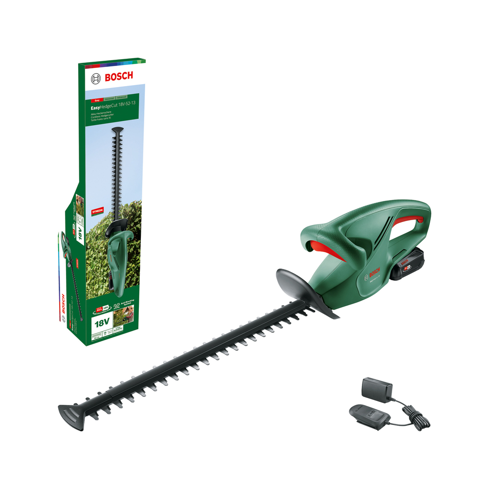 Taille-haies sans fil EasyHedgeCut 18-52-13 + 1 batterie + 1 chargeur