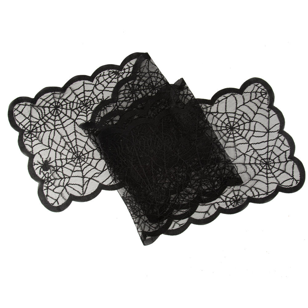 Chemin de table toile araignée