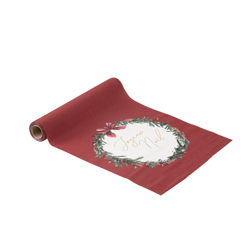 Chemin de table joyeux noël 28x300cm