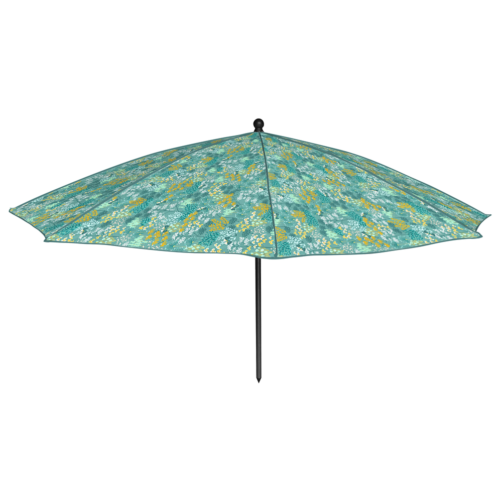 Parasol Smart papillon fleuri - D. 200cm