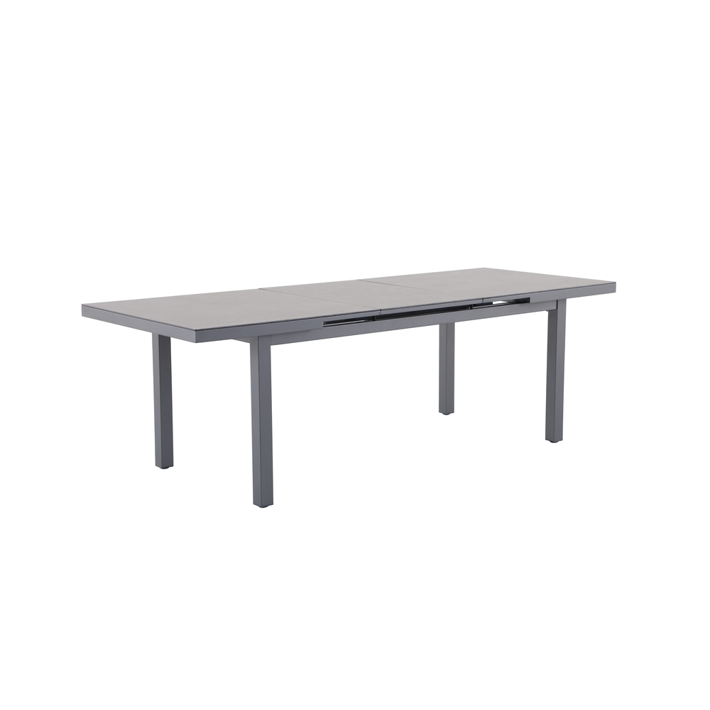 Table extensible de jardin OPRA, anthracite - 180/240x90xH. 76cm