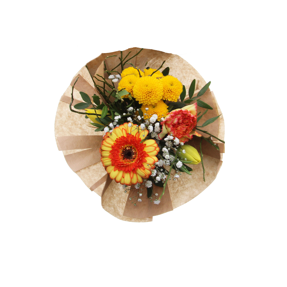Bouquet de fleurs ''Mini's Pâques'' 7 tiges