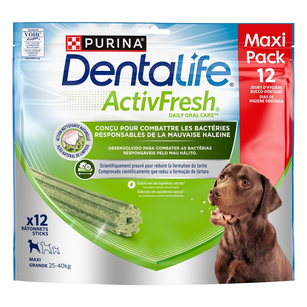 Bâtonnets ActivFresh pour grand chien x12