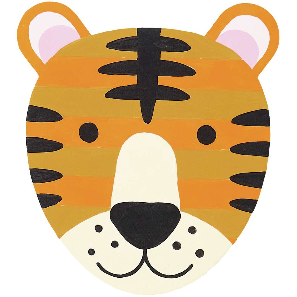 Coffret enfant, peinture par numéro 'Tigre', coloris mixte