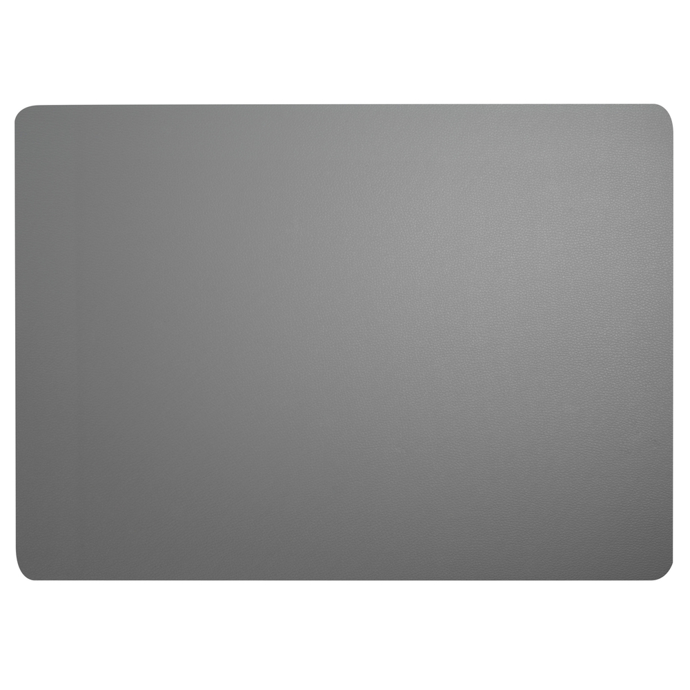 Set de table rectangulaire, coloris gris ciment - L. 46xl. 33cm