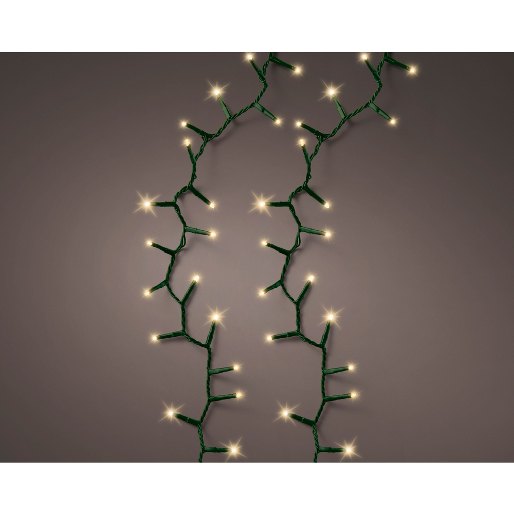 Guirlande lumineuse animée 'Compact', 500 led - blanc chaud - L. 11m