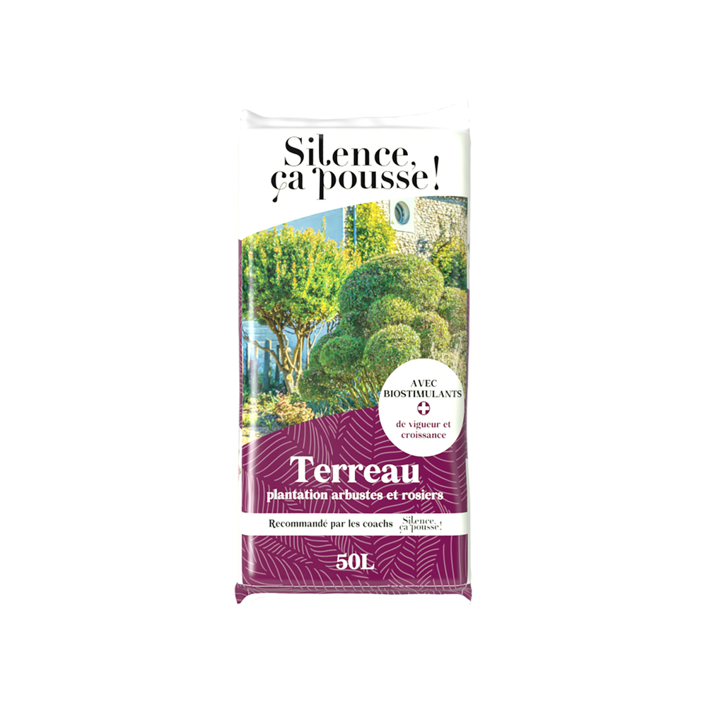 Terreau plantation arbustes et rosiers - 50L