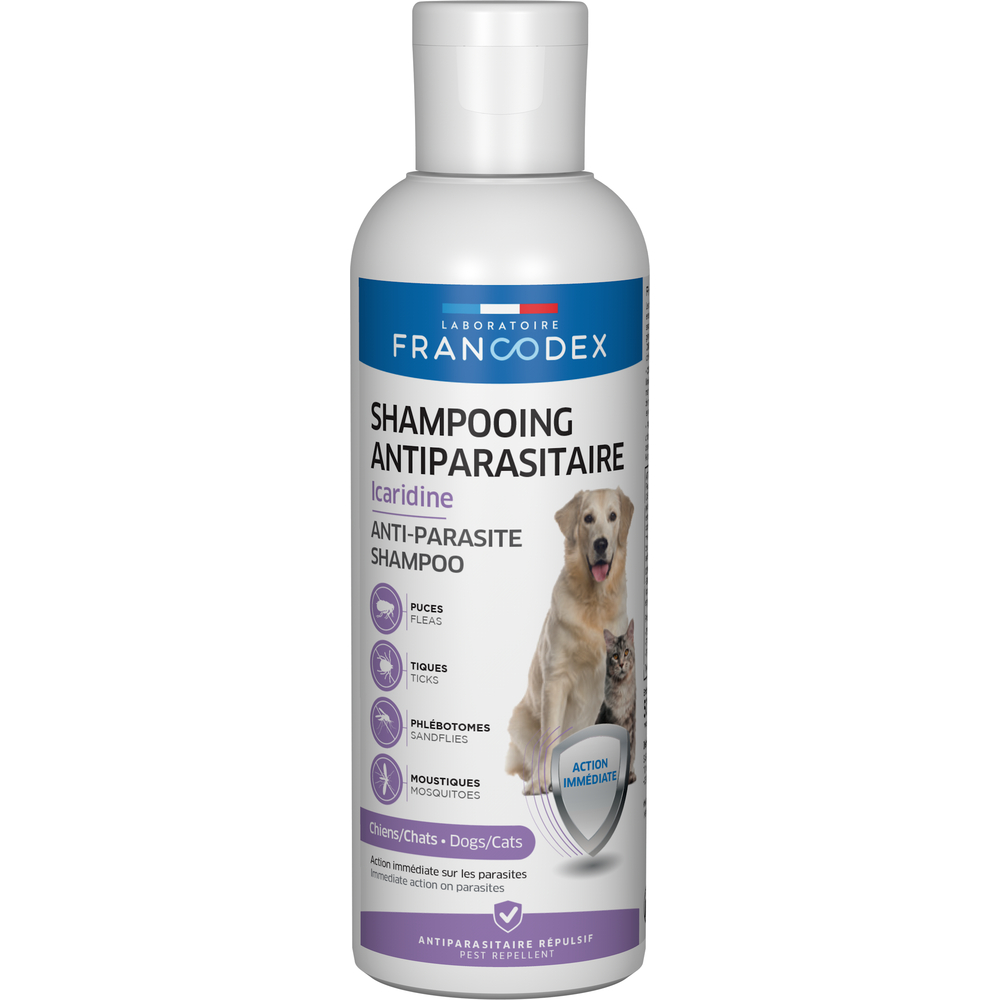 Shampoing antiparasitaire Icaridine pour chien et chat - 250ml