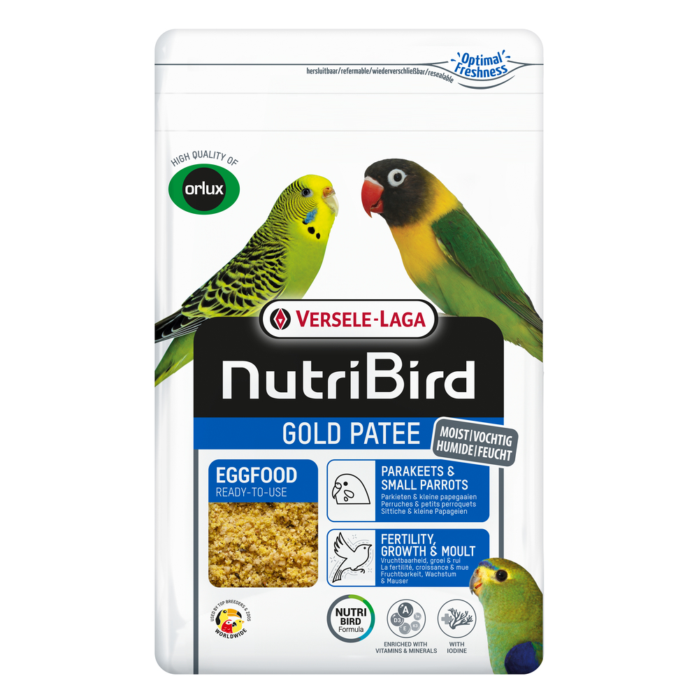 Pâtée Gold pour perruches et petits perroquets - 1kg
