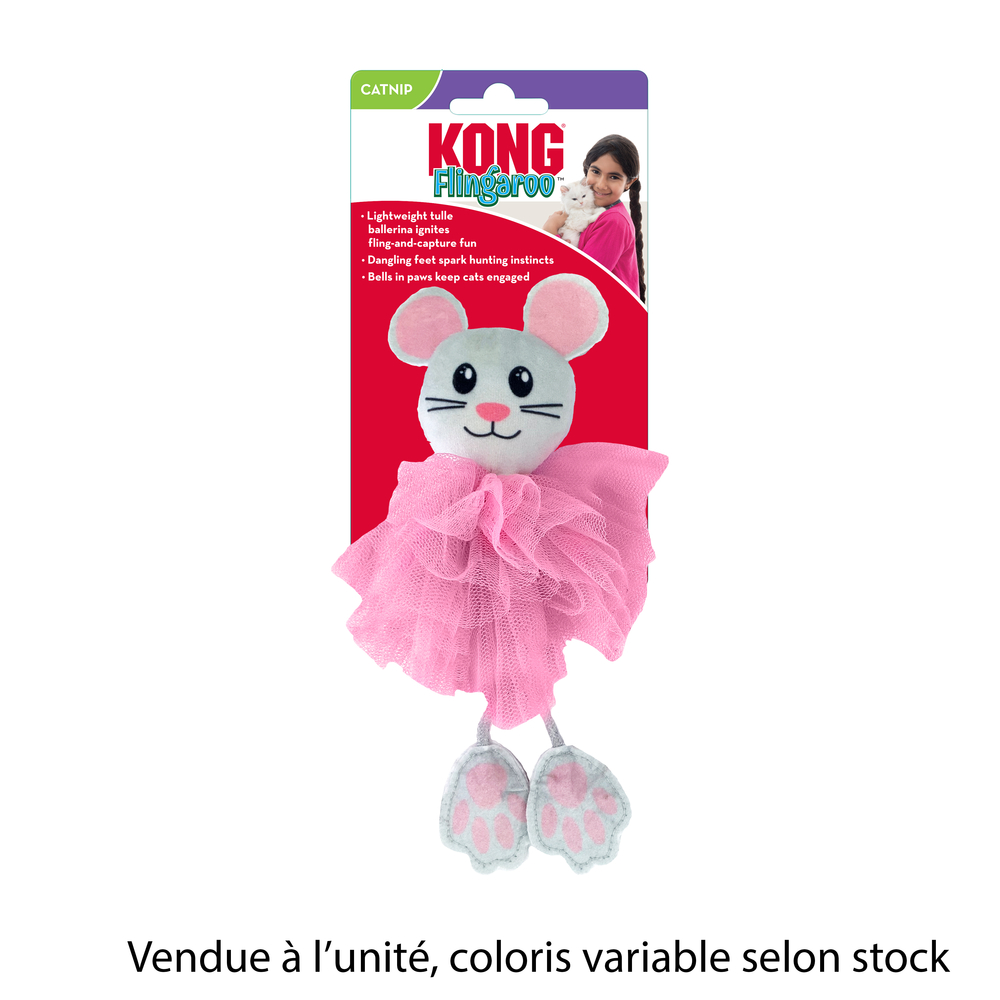 Jouet pour chat, souris Flingaroo - plusieurs coloris disponibles