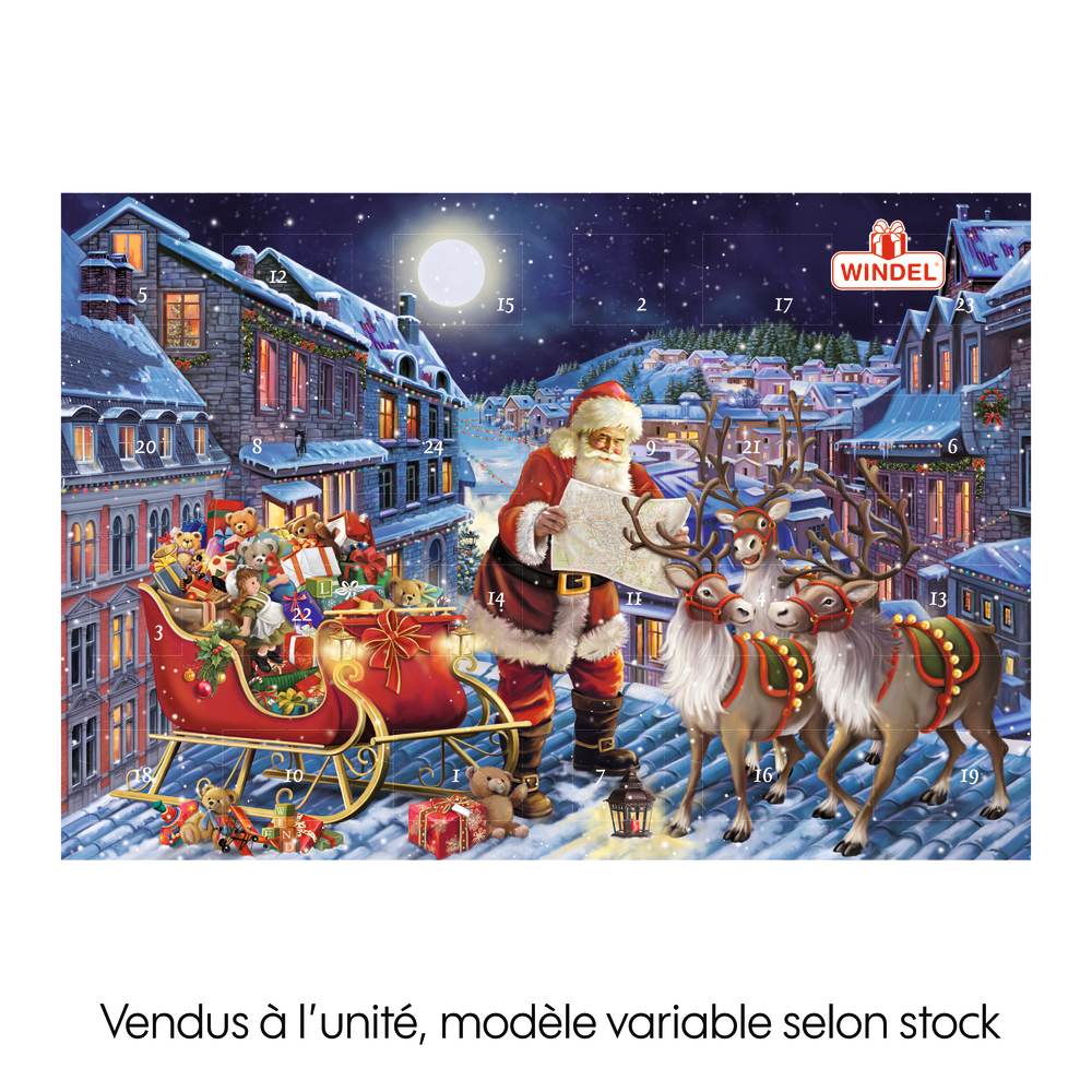 Calendrier de l'Avent, chocolats de Noël - 170g