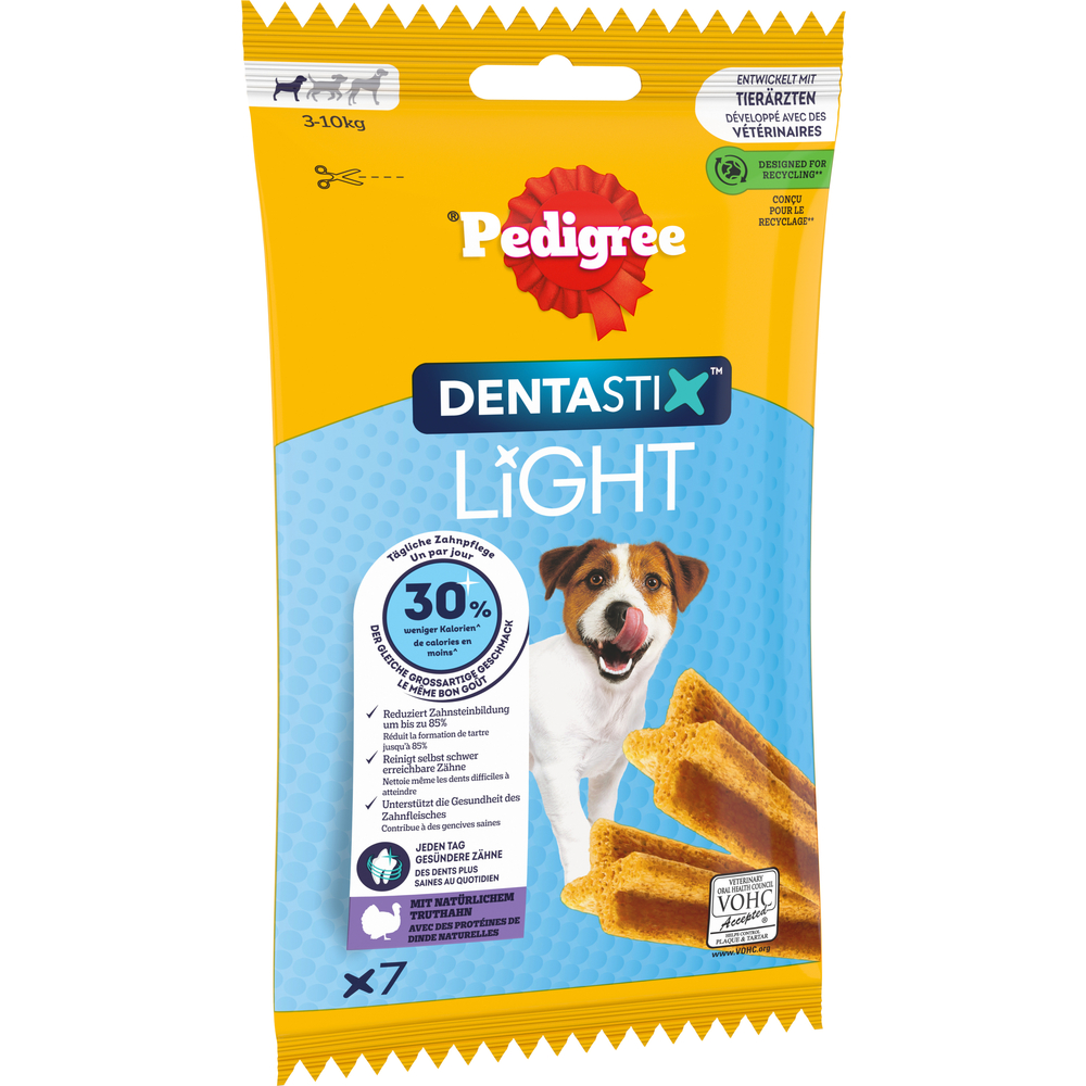 Bâtonnets Dentastix Light pour petit chien - x7