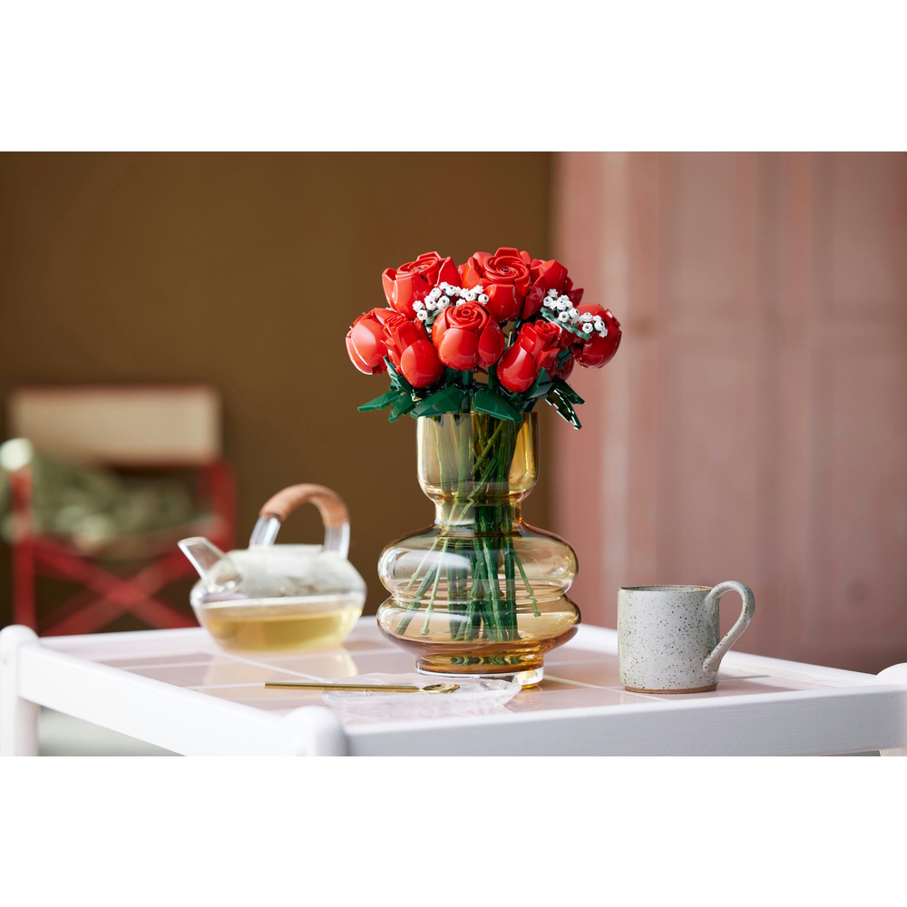 Le bouquet de roses, collection Botanicals, 822 pièces - H. 38,2cm