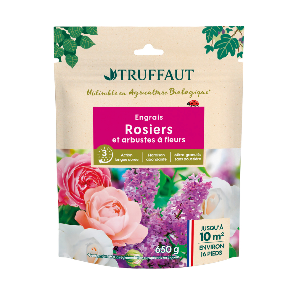 Engrais rosiers et arbustes - 650Gr