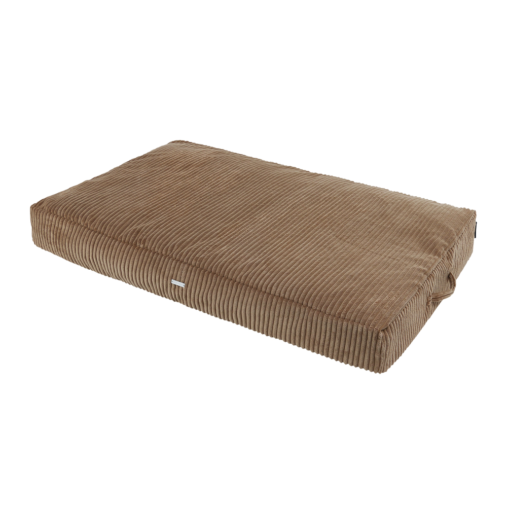 Matelas déhoussable Scandi pour chien, coloris caramel - L. 120cm