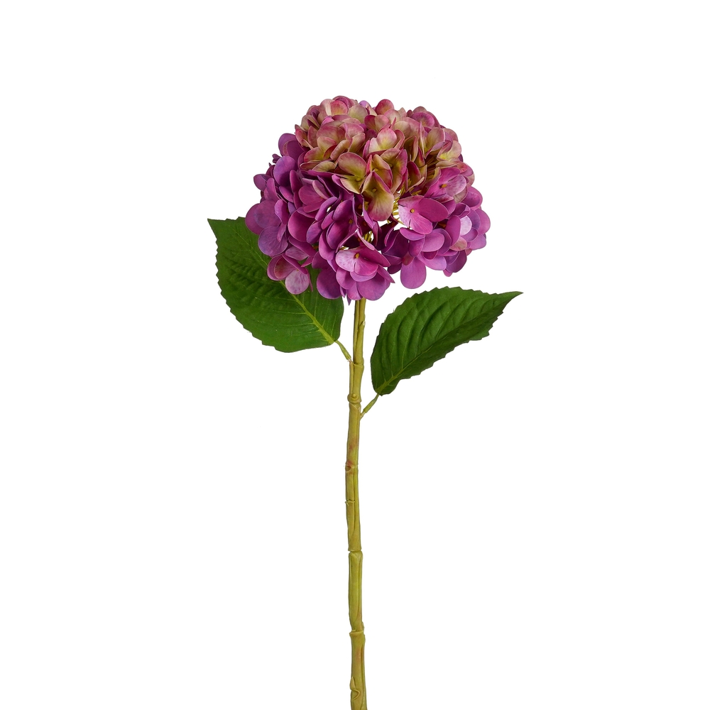 Fleur artificielle - Hortensia violet Real Touch L. 55cm