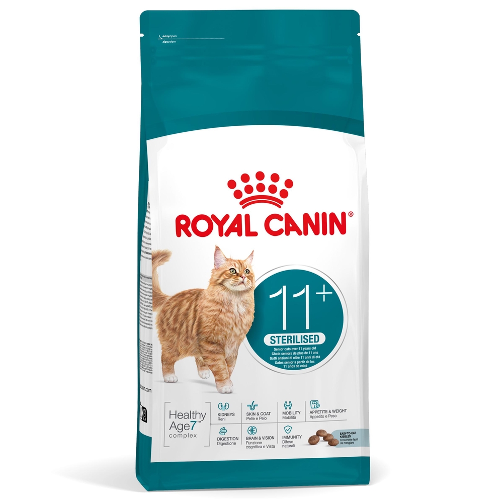 Croquettes pour chat senior stérilisé 'Ageing 11+' - 4kg