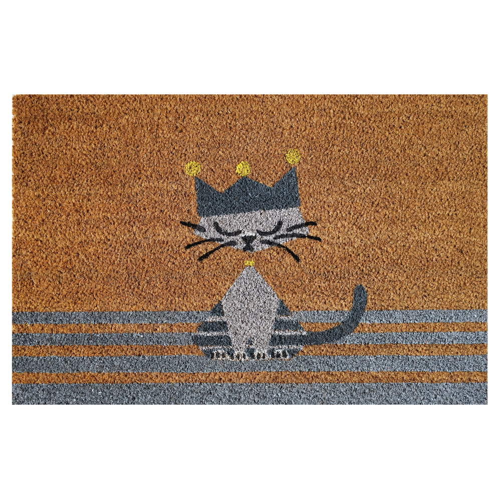 Paillasson en fibre de coco 'Coconeo chat' - L. 60xl. 40cm