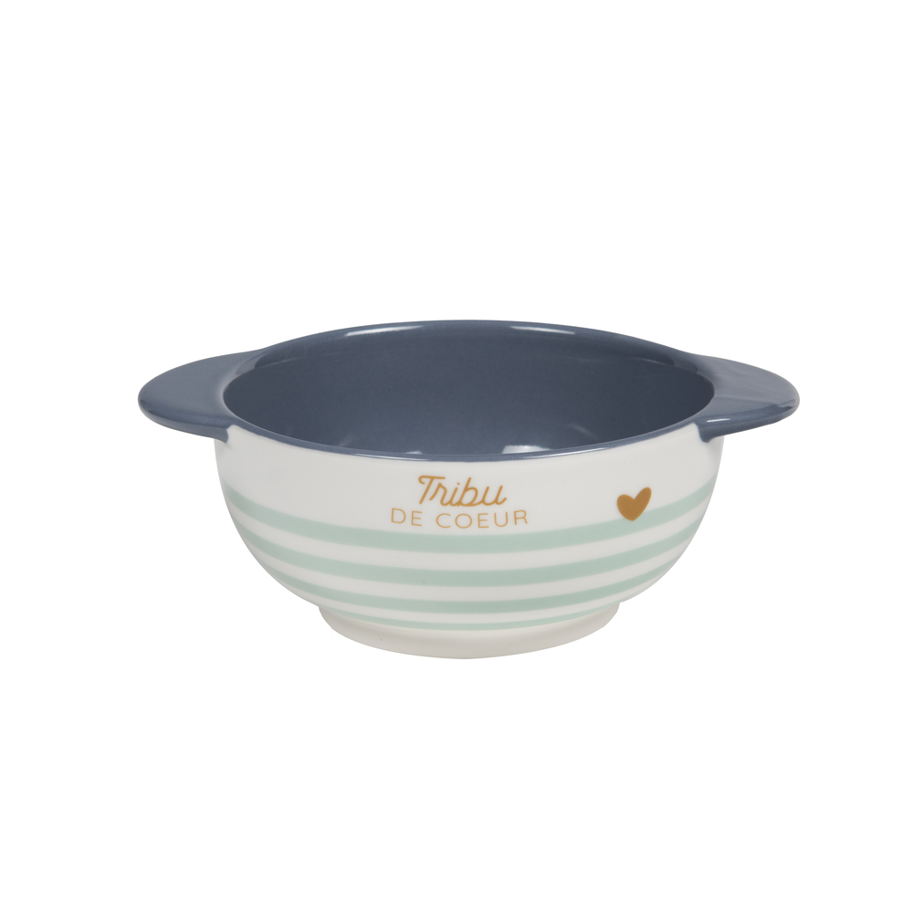 Bol Baya 'Tribu de cœur', coloris bleu - L. 17cm