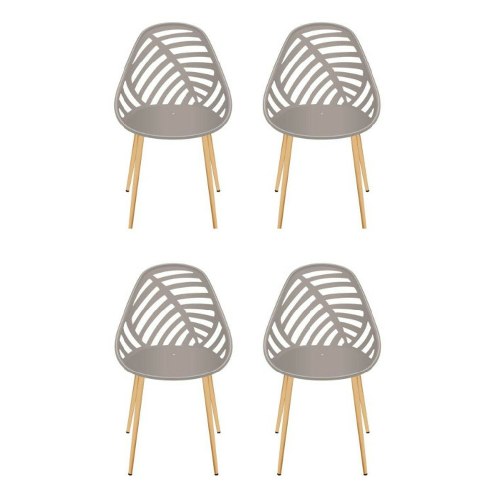 Lot de 4 chaises de jardin 