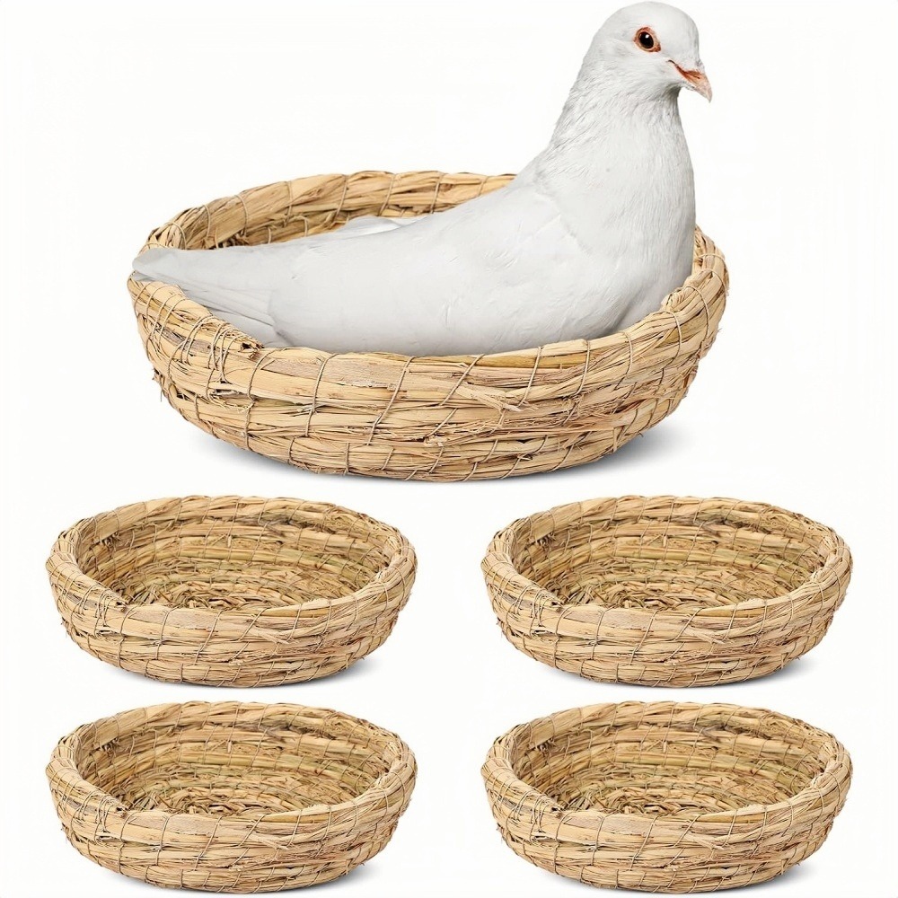 Nid d'élevage en paille pour oiseaux