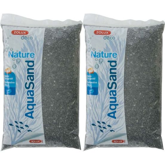 Sol décoratif aquasand basalte noir 10 kg