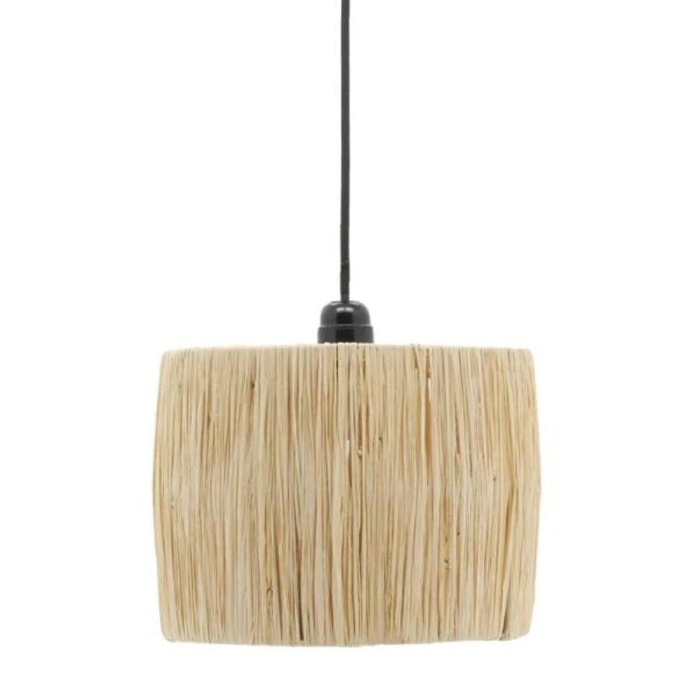 Abat-jour pour suspension en raphia naturel kenya abat-jour naturel